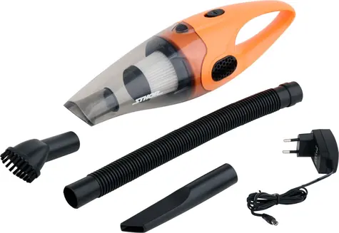 STHOR Aku vysávač do auta 80W / Vysávač / Li- ION 2000mAh / HEPA filter / hadica 37 cm