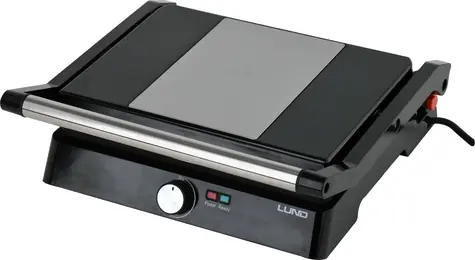Lund Kontaktný gril 3 v 1 čierna / Kontaktný gril / 2000 W / rozklad 180 ° / plocha 29x23 cm