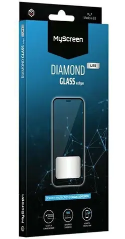 MyScreen Diamond Glass Edge Lite FG čierna / Ochranné sklo / Oppo A6i 5G / Full Glue
