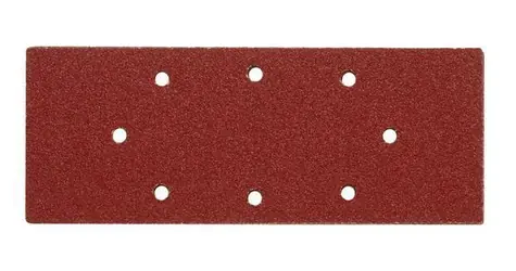 Vorel Brúsny papier 240x93 mm P100 / Brúsny papier / 240x93 mm / Zrnitosť P100 / S otvormi / 5 ks