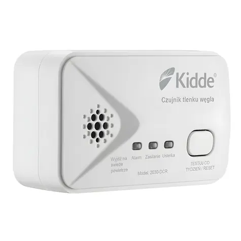 Kidde 2030-DCR / Detektor CO / Batéria 2x AA / Alarm 85 dB / Životnosť senzora 10 rokov