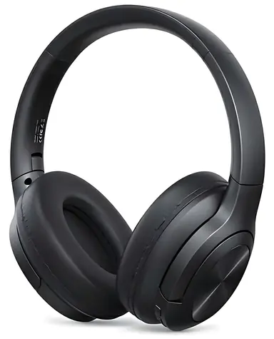 USAMS US-YH21 čierna / Bezdrôtové slúchadlá / mikrofón / Bluetooth 5.3 / skladacia / 3.5mm jack