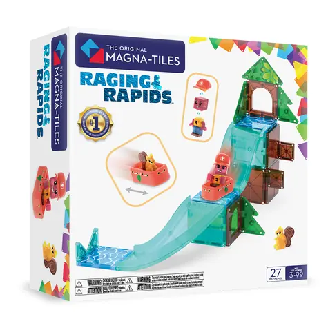 MAGNA-TILES Magnetická stavebnica Raging Rapids / 27 dielov / od 3 rokov