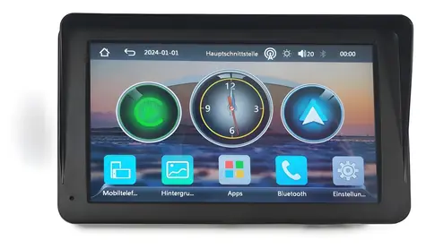 Technaxx TX-320 čierna / Multimediálny displej / 7 "/ Bezdrôtový CarPlay / Android Auto / Bluetooth