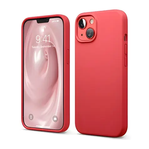 Elago Silicone Case pre Apple iPhone 13 červená / Silikónový kryt