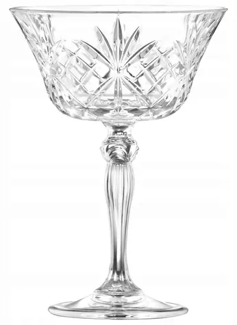 RCR Melodia / Poháre na šampanské / krištáľové sklo / 260 ml / 6 ks