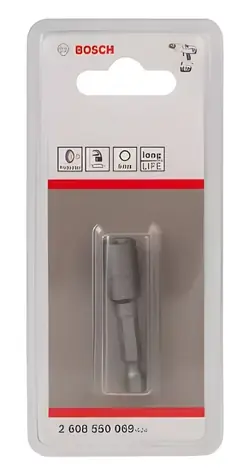 BOSCH Extra-Hard M3,5 / Nástrčný kľúč / SW 6 mm / Dĺžka 50 mm / S magnetom