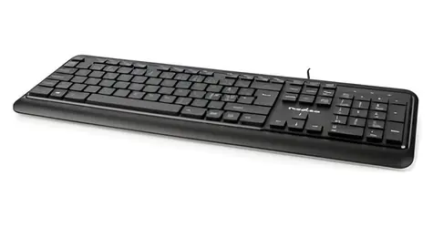 Nedis Multimediálna klávesnica s numerickou klávesnicou / Klávesnica / USB-A / drôtová / QWERTY