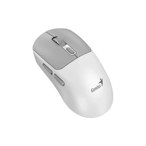 Genius NX-8260S BT bielo-šedá / Bezdrôtová myš / optická / duálna Bluetooth + 2,4 GHz / 2400 DPI / Copilot / 6 tlačidiel