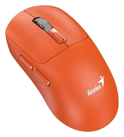 Genius NX-8260S BT oranžová / Bezdrôtová myš / optická / duálna Bluetooth + 2,4 GHz / 2400 DPI / Copilot / 6 tlačidiel