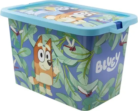 STOR Úložný box 7 l Bluey / Úložný box / Objem 7 l / 28,7 x 19,2 x 18,5 cm / Uzatvárateľný