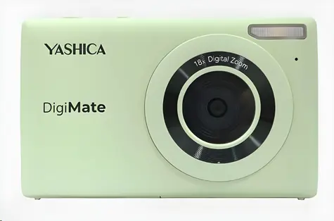 Yashica DigiMate 100 mätovo zelená / Digitálny fotoaparát / 8 Mpx / 18x digitálny zoom / 2,7" displej / video 4K