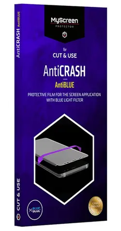 MyScreen antiCRASH antiBLUE / Ochranná fólia / pre telefóny do 7" / 10 ks v balení