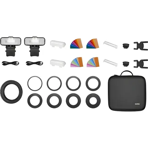 Godox MF12- K2 / Sada makro bleskov / GN12 / 2,4 GHz / TTL / USB-C