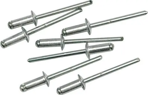 Vorel Nity hliníkové 4,0x6,4 mm 50 ks / Nity / O 4,0 mm / dĺžka 6,4 mm