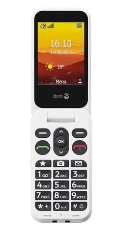 Doro Leva L20 červeno-biela / Mobilný telefón / pre seniorov