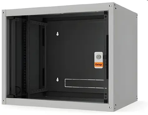 Legrand EVO 16U 600x450 sivá / Nástenný rozvádzač / 19" / nosnosť 65 kg