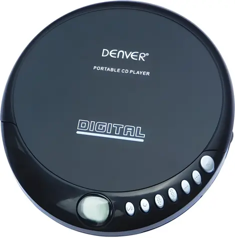 Denver DE-DM-24 / CD prehrávač / prenosný / LCD displej / slúchadlá v balení