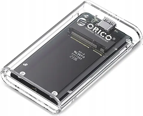 Orico TC10-MS transparentné / Externý box / mSATA / USB-C 3.2 Gen 1 / 5 Gbps