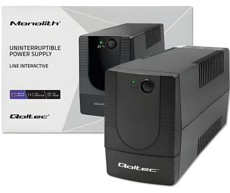 Monolith UPS 650VA / Záložný zdroj UPS / Line-Interactive / 360 W / AVR