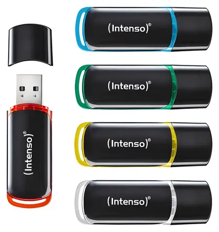INTENSO Business Line 16GB 5 ks mix farieb / Flash disk / USB 2.0 / čítanie 28 MB/s / zápis 6,5 MB/s