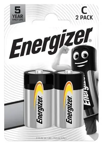 Energizer Everyday C 2 ks / Batéria / Alkalická / LR14 / 1,5 V