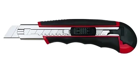 WEDO Auto-Load Profi-Cutter čierna / Odlamovací nôž / 18 mm / 6 čepelí / automatická výmena čepele
