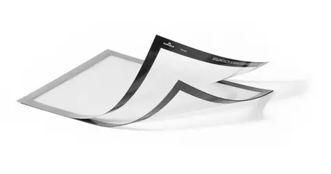 Durable Duraframe Magnetic PLUS A4 strieborná / Prezentačný rám / Magnetický / 2 ks