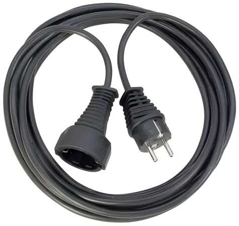 Brennenstuhl Predlžovací kábel čierna / Predlžovací prívod / 2 m / H05VV-F 3G1,5