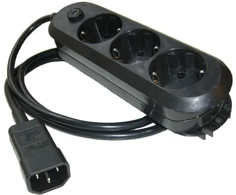 ONLINE USV-Systeme adaptér s IEC konektormi / Adaptér / 10 A