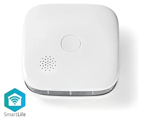 Nedis SmartLife Detektor dymu / Detektor dymu / Wi-Fi / EN 14604 / Napájanie z batérie