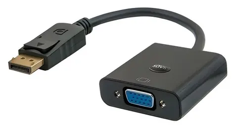 Savio CL-90/B čierna / Adaptér / DisplayPort - VGA / MF