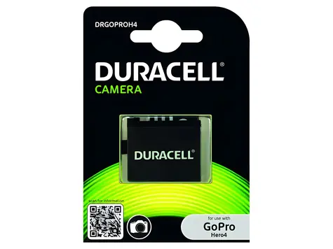 Duracell / Akumulátor pre GoPro Hero 4 / Li- ION / 1160 mAh / čierna