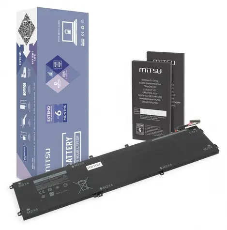 Batéria 6GTPY pre DELL XPS 15 9550 / Batéria pre notebook / 6000 mAh / 69 Wh / 11,55 V