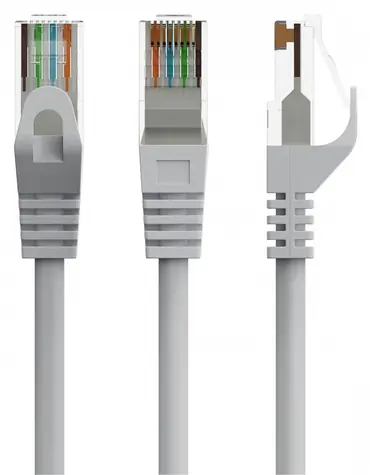 Patch kábel Cat6 UTP 1,5 m šedý / Patch kábel / UTP / RJ45