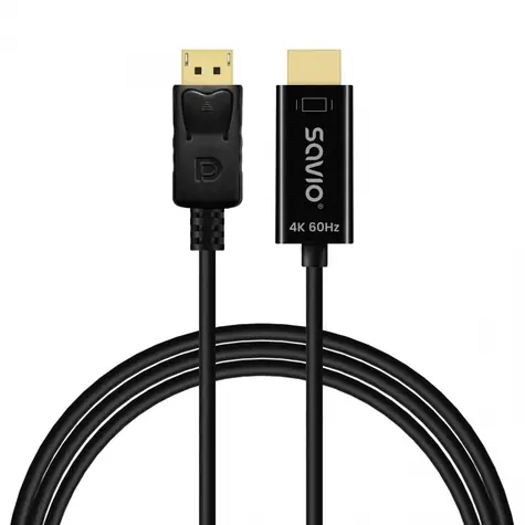 Kábel DisplayPort na HDMI CL-189 / Prepojovací kábel / 4K/60Hz / 1,5 m