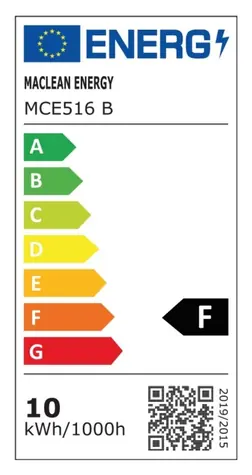 Maclean MCE516 B čierna / Vonkajšie LED svetlo / senzor pohybu / 10W / IP65