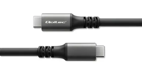 Kábel USB4 USB-C čierna 1 m / Kábel USB-C / Thunderbolt 3/4 / 40 Gbps / PD 240 W