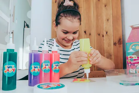 Tuban Tubi Jelly Kreatívna sada s akváriom XL Jednorožec / Kreatívna sada / 3D gélové figúrky