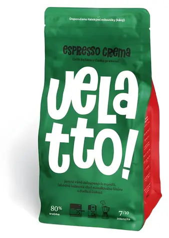 Velatto Espresso Crema 250 g / Zrnková káva