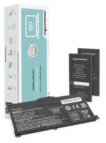 Batéria BK03XL pre HP Pavilion x360 14-BA / Batéria pre notebook / 3400 mAh / 39 Wh