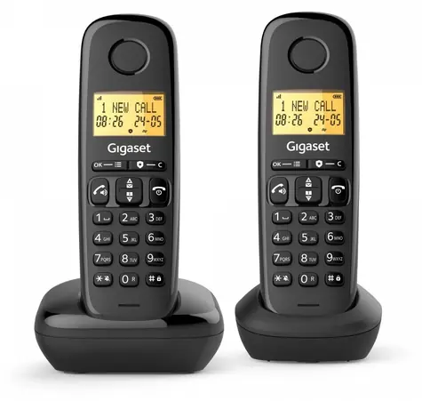 Basic 100 Duo / Bezdrôtový telefón / sada 2 slúchadiel