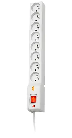 Lestar LX 810 sivá / Prepäťová ochrana / 1,5 m kábel