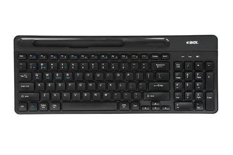 Kallisto SMART čierna / Bezdrôtová klávesnica / Bluetooth + RF / Plná veľkosť / AAA batérie