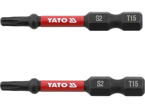 YATO Rázový bit 1/4" T15 / Bit rázový / T15 / 50 mm / 2 ks