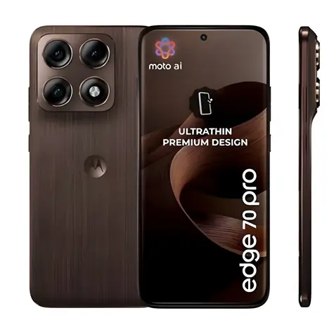 Motorola EDGE 70 Pro 8+256 GB Pantone Chicory Coffee / Chytrý telefón / 6.78 "AMOLED 144Hz / MediaTek Dimensity 8500