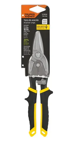 Truper Expert / Nožnice na plech / 250 mm / rovný strih