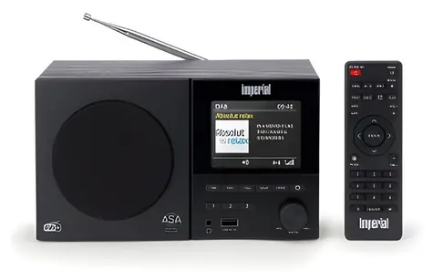 Imperial DABMAN 120 čierna / Stolné rádio / DAB+ / FM / BT / budík