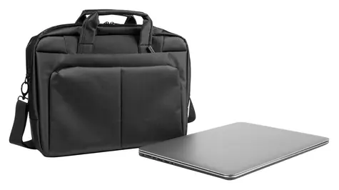 Natec Gazelle čierna / Taška na notebook / 15,6-16" / nylon / vodeodolná