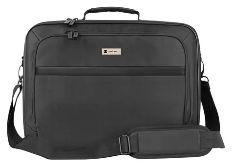 Natec BOXER LITE čierna / Taška na notebook / 15,6" / polyester / Anti-Shock System